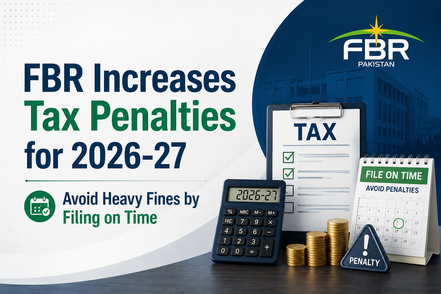 FBR Raises Tax Penalties 2026-27: Avoid Heavy Fines